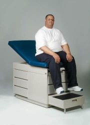 Bariatric Deluxe Exam Table Steel 600 Lb. Capacity