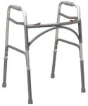 Product Photo: Double Button Extra-Wide Adult Folding Walker (Bariatric)