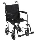 Product Photo: Wheelchair Transport Lightweight 17" Silver