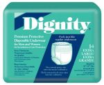 Product Photo: Dignity Underwear Large Cs/72 (4 Bags x 18) 45"-58"