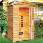 Product Photo: Infrared Heat Outdoor Sauna 3 Person, 60"D x 49"W x 75"H